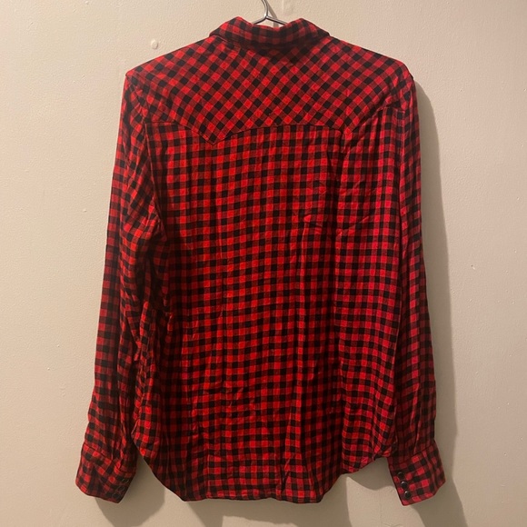 Polo Ralph Lauren Women’s Flannel long sleeve size 12 - Picture 2 of 6